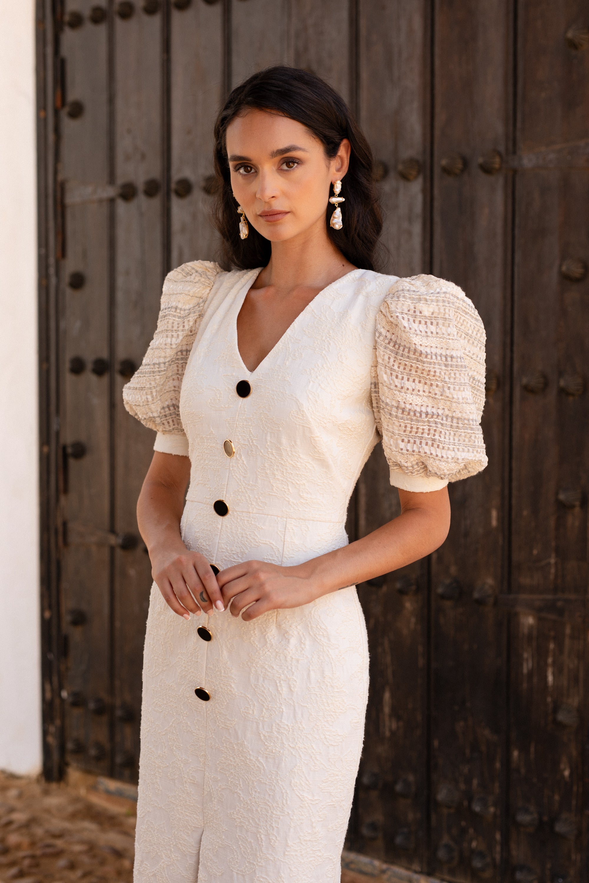 Bautizo Casual Ropa Invitada Bautizo Vestido Mamá Bautizo Flor